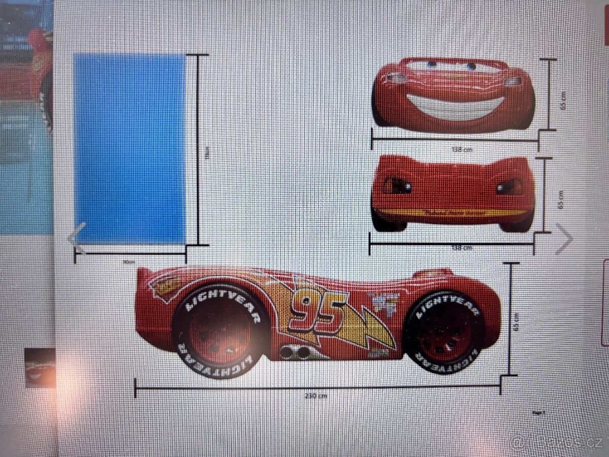 Dětská postel Cars - Blesk Mc Queen - 10