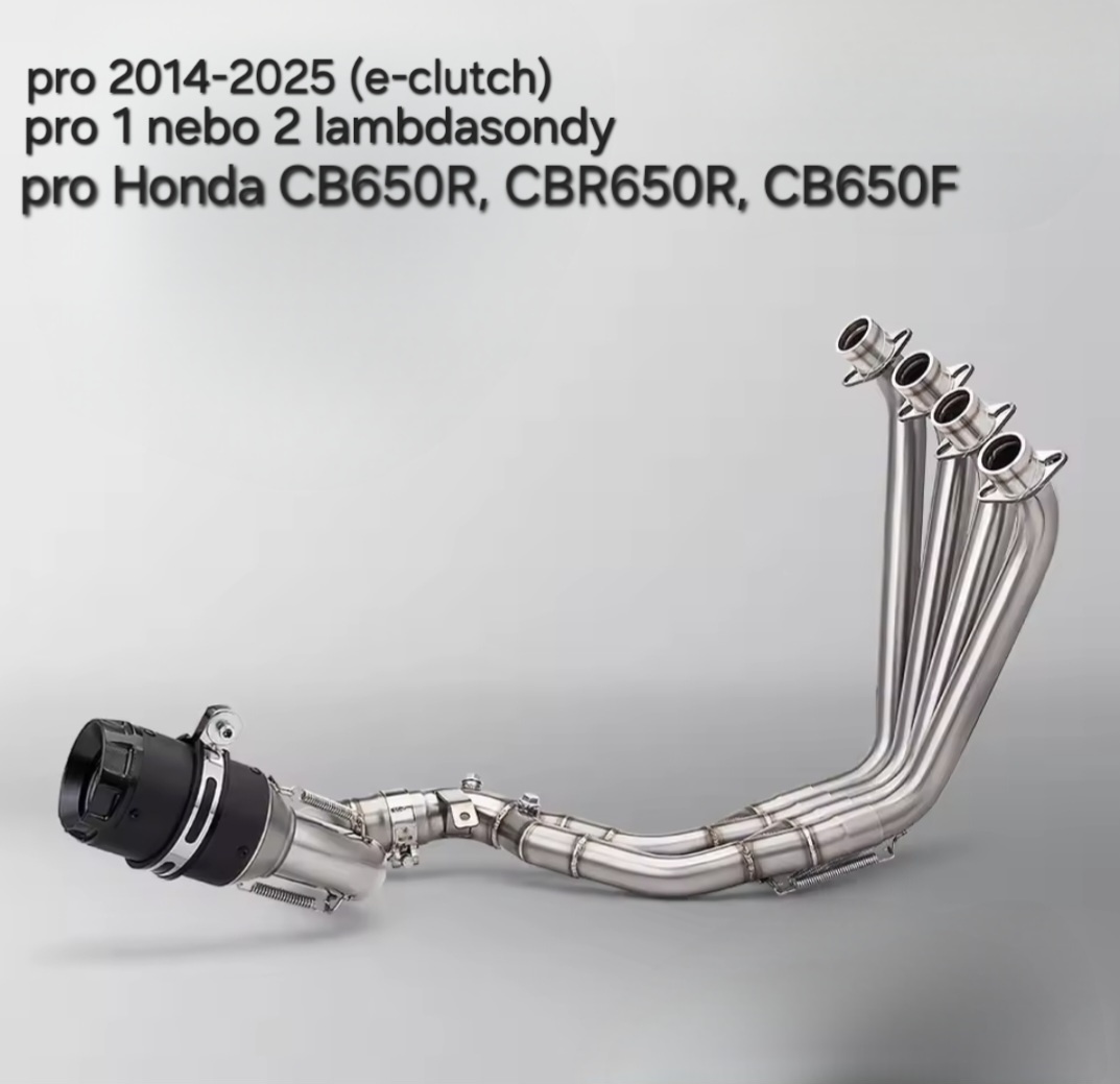 Kompletní výfukový svod s přípravou na 2 lambdasondy Honda - 10