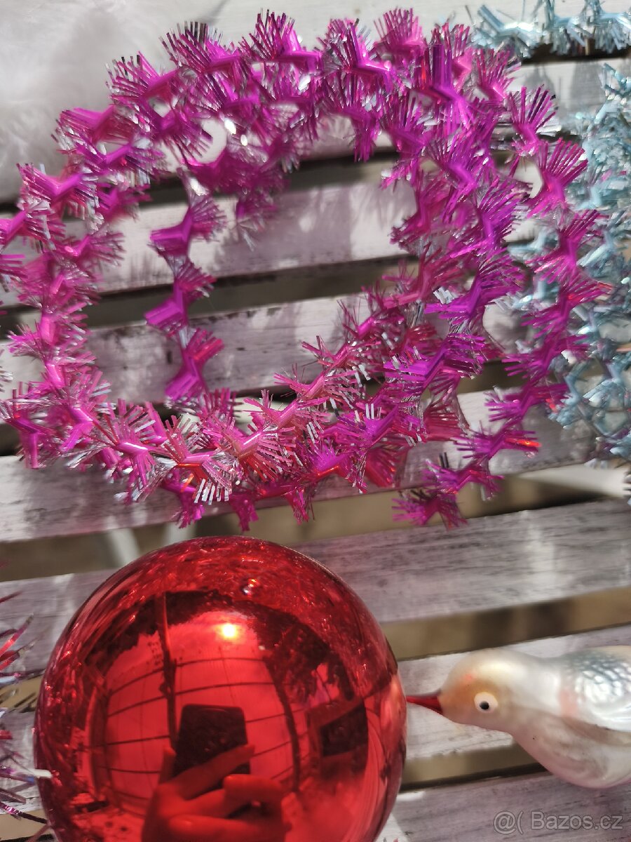 Vánoční ptáčci,špička,řetězy - 10