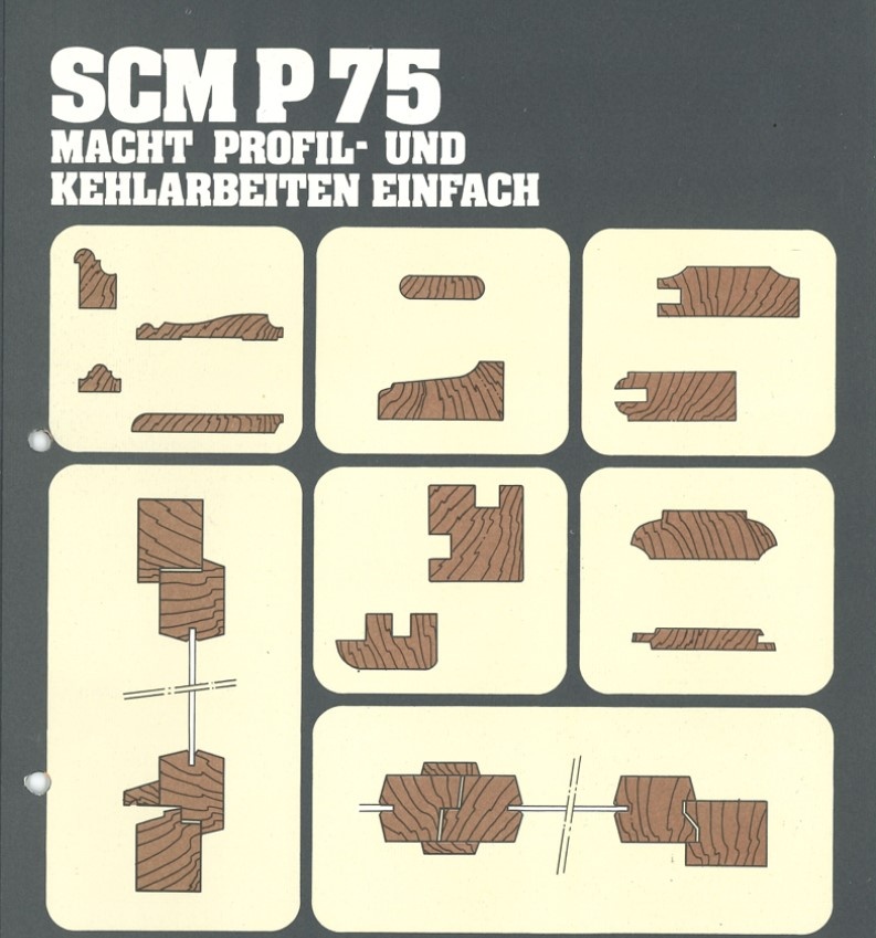 Čtyřstranná frézka SCM - 10