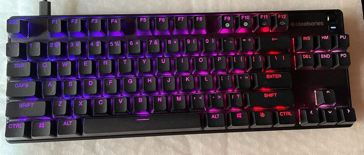 SteelSeries Apex 9 TKL + myš bezdrátová.MICROSOFT - 10