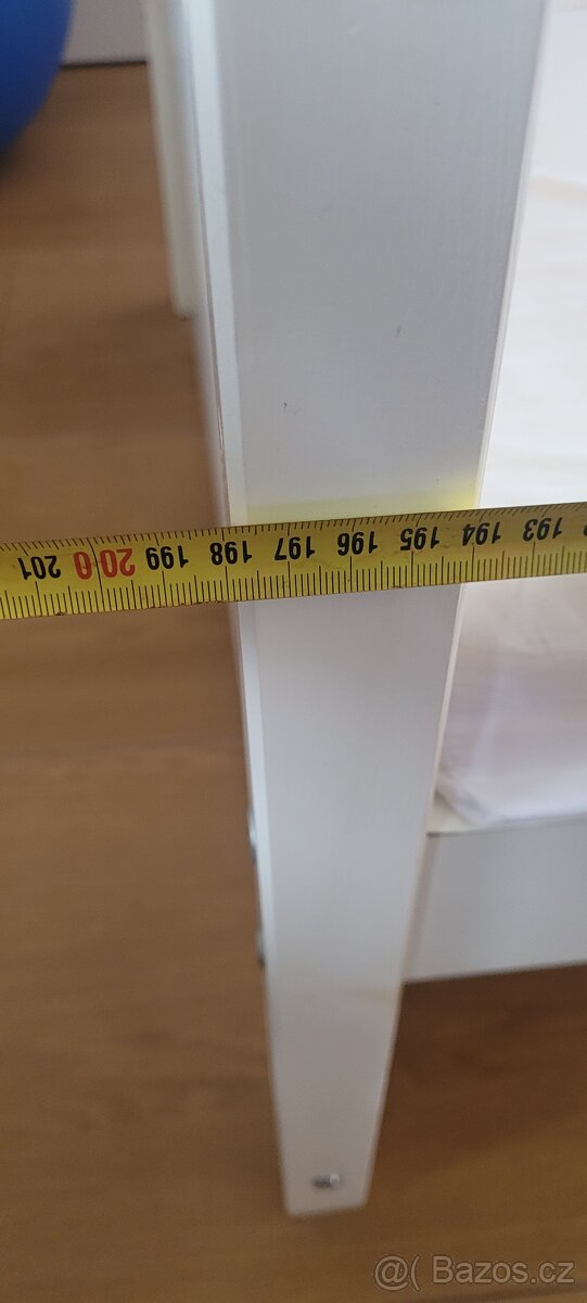 Dětská bila postel s hvězdičkama s šuplíkem - 10