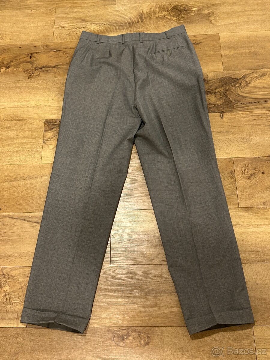 PÁNSKÝ SPOLEČENSKÝ ŠEDÝ OBLEK vel. 50 - 10