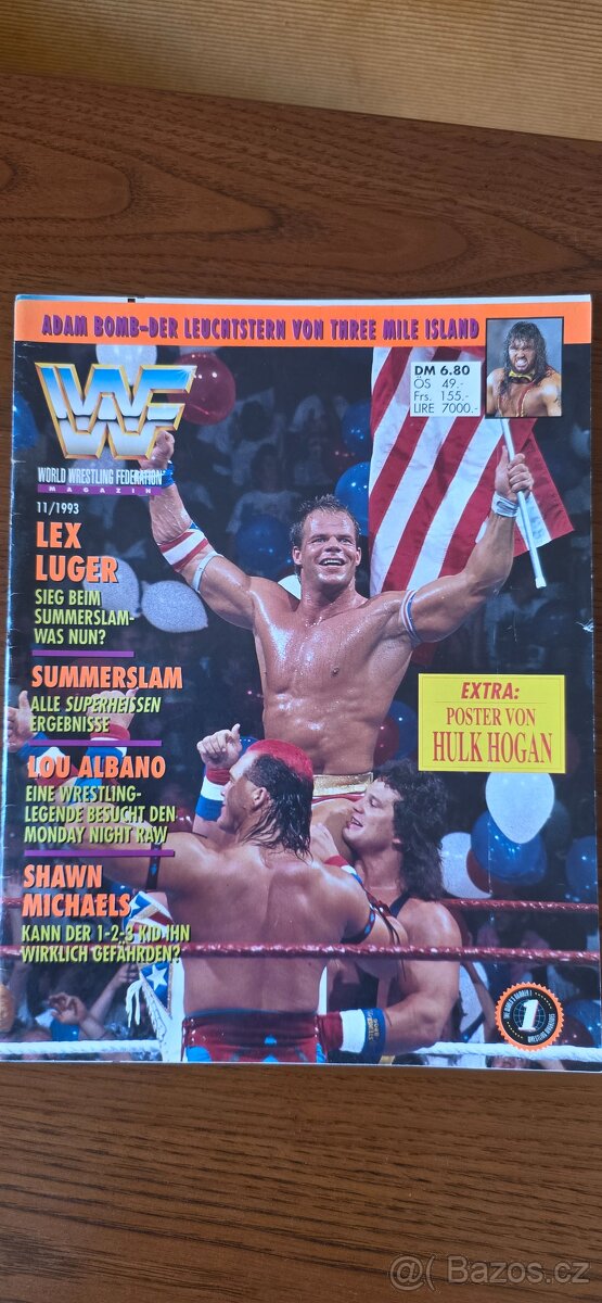 Sbírka německých WWF (WWE) wrestlingových časopisů z - 10