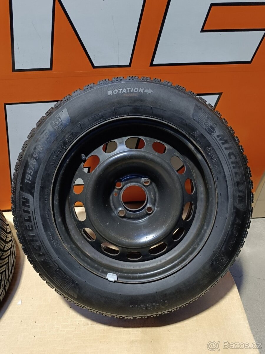 Kola Peugeot, Citroen 4x108+ zimní pneu 195/65R15 - 10