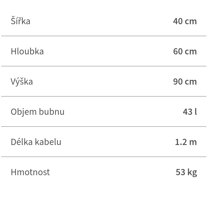 Whirlpool v záruce do 4/26 - 6kg 1000ot. 13 programů, 43l. - 10