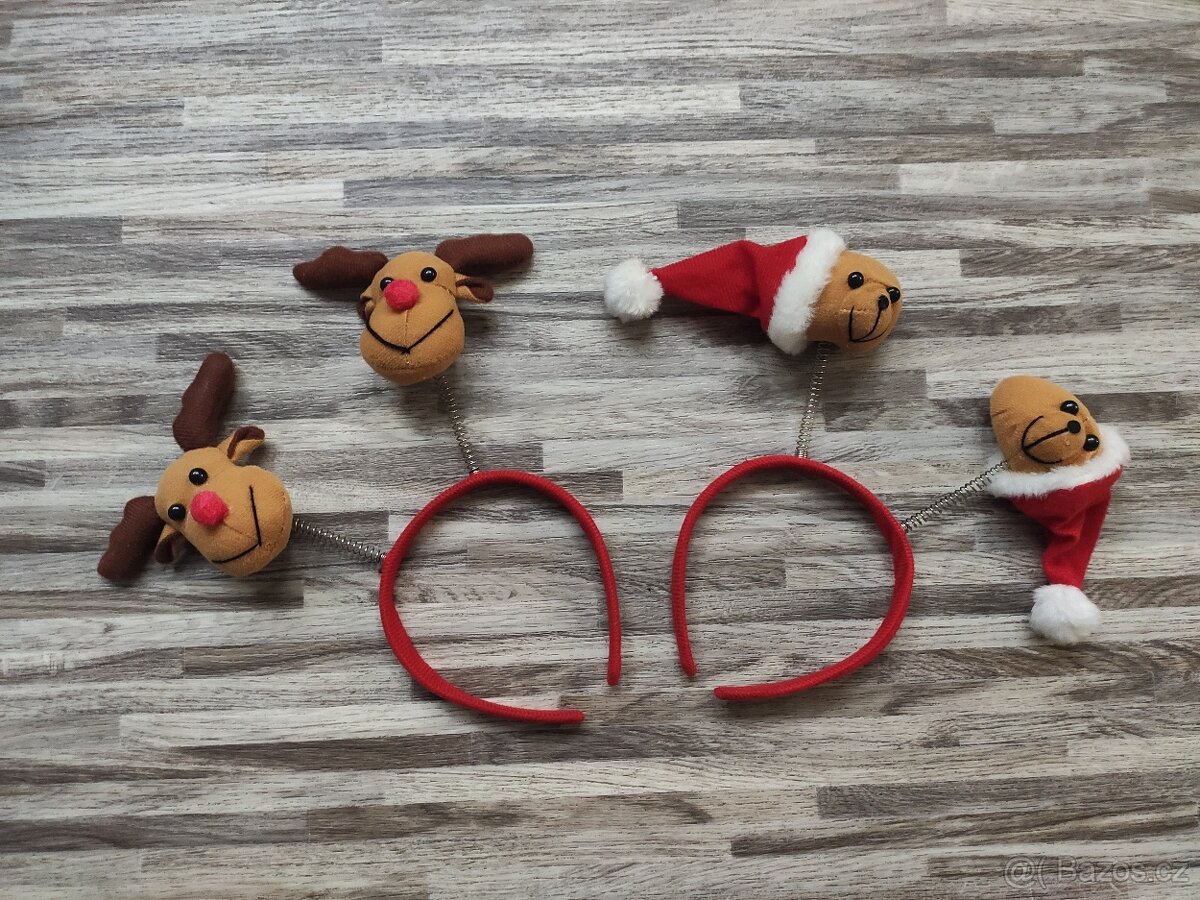 Vánoční dekorace - sob, trpaslík, svícen, věnec,... - 10