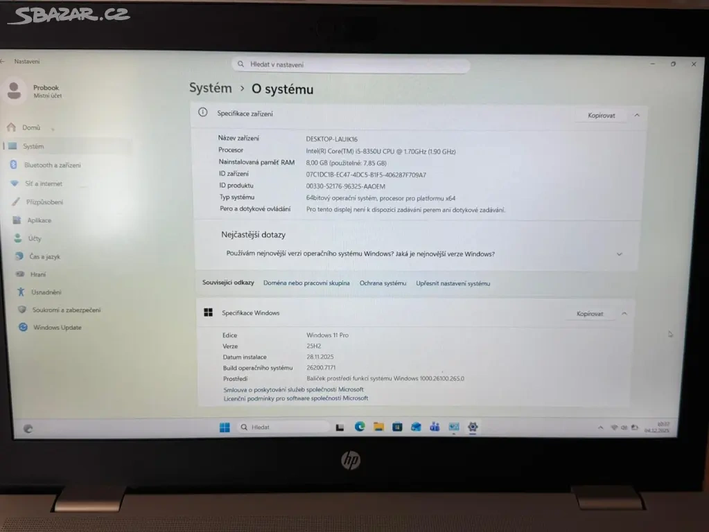 HP PROBOOK 650 G4 - 10