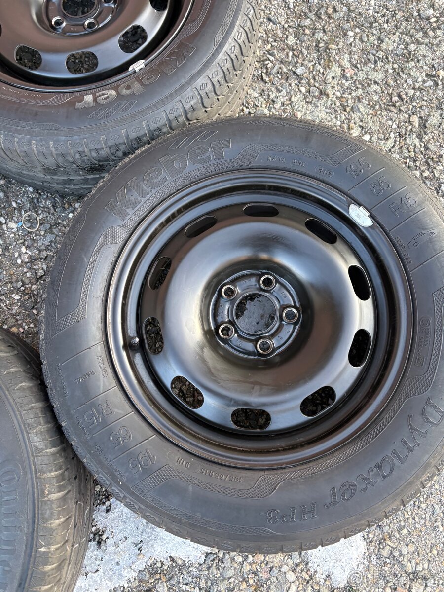 Plechové disky Škoda Vw 195/65r15 - 10