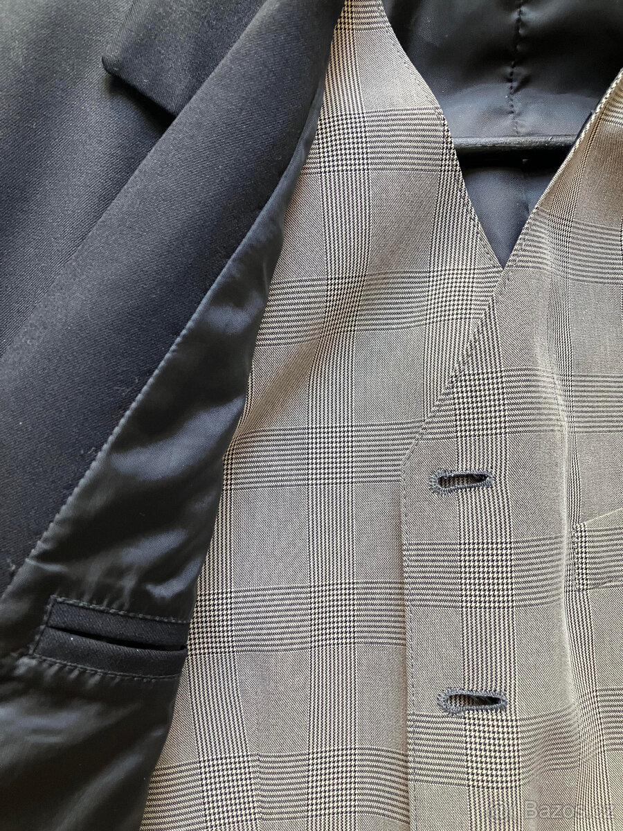 Pánský oblek šitý na míru pro dlouhána 207cm - 10