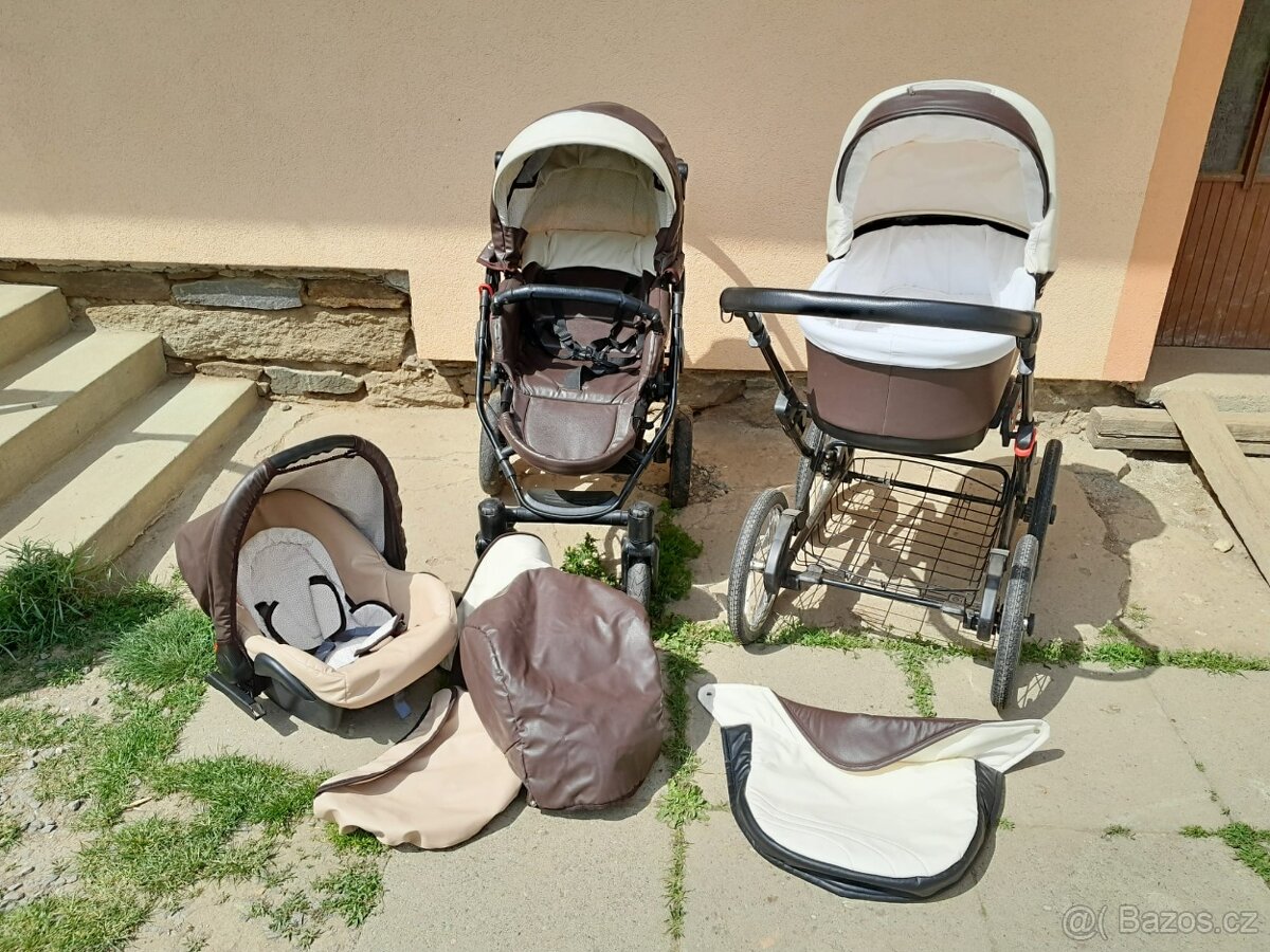 Kočárek - korbička + sporťák - 10