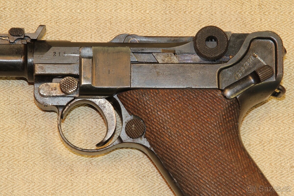 Pistole DWM P08 dělostřelecká verze - 10