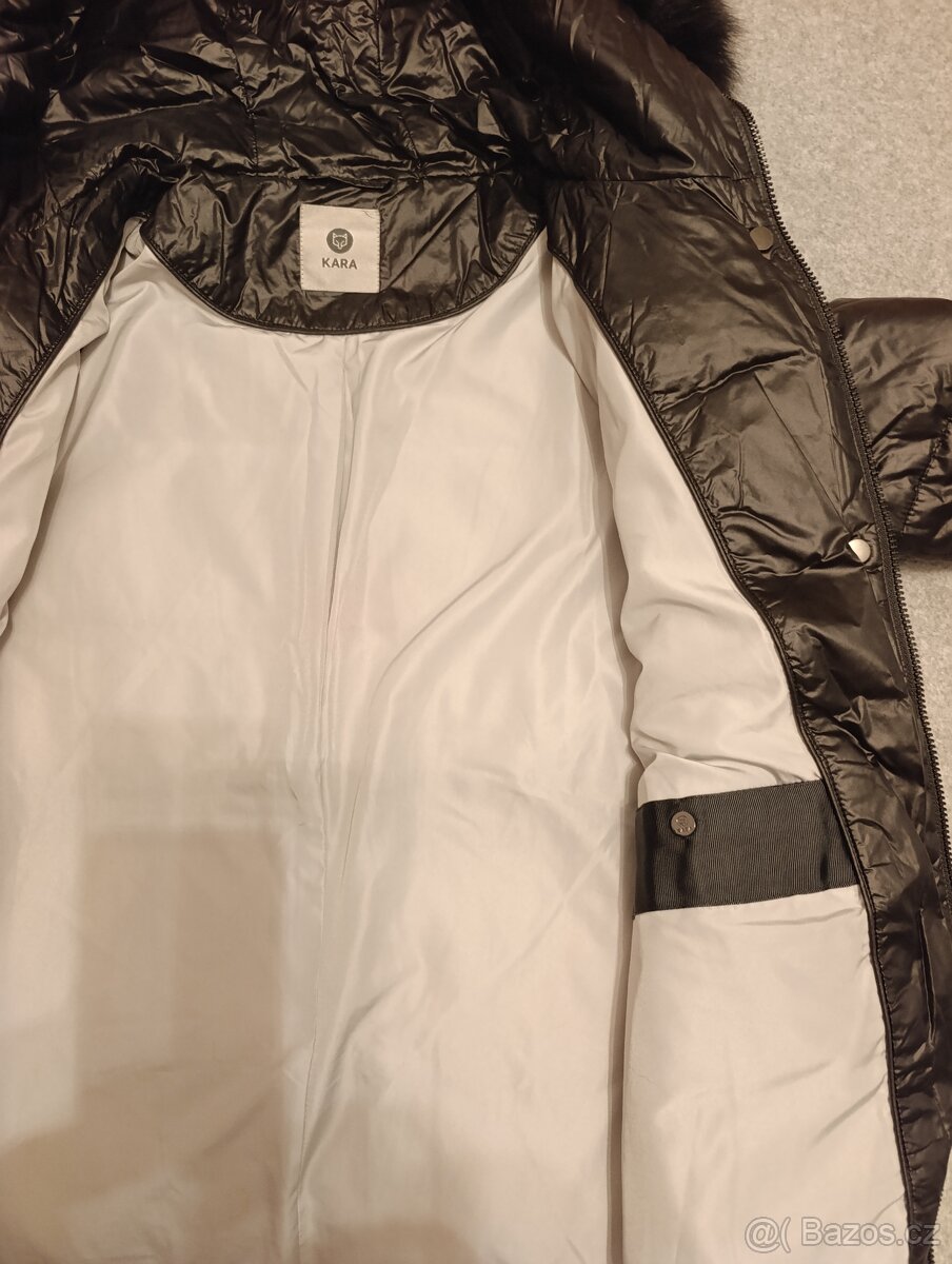 Bunda s kožešinou zn. Kara - 10