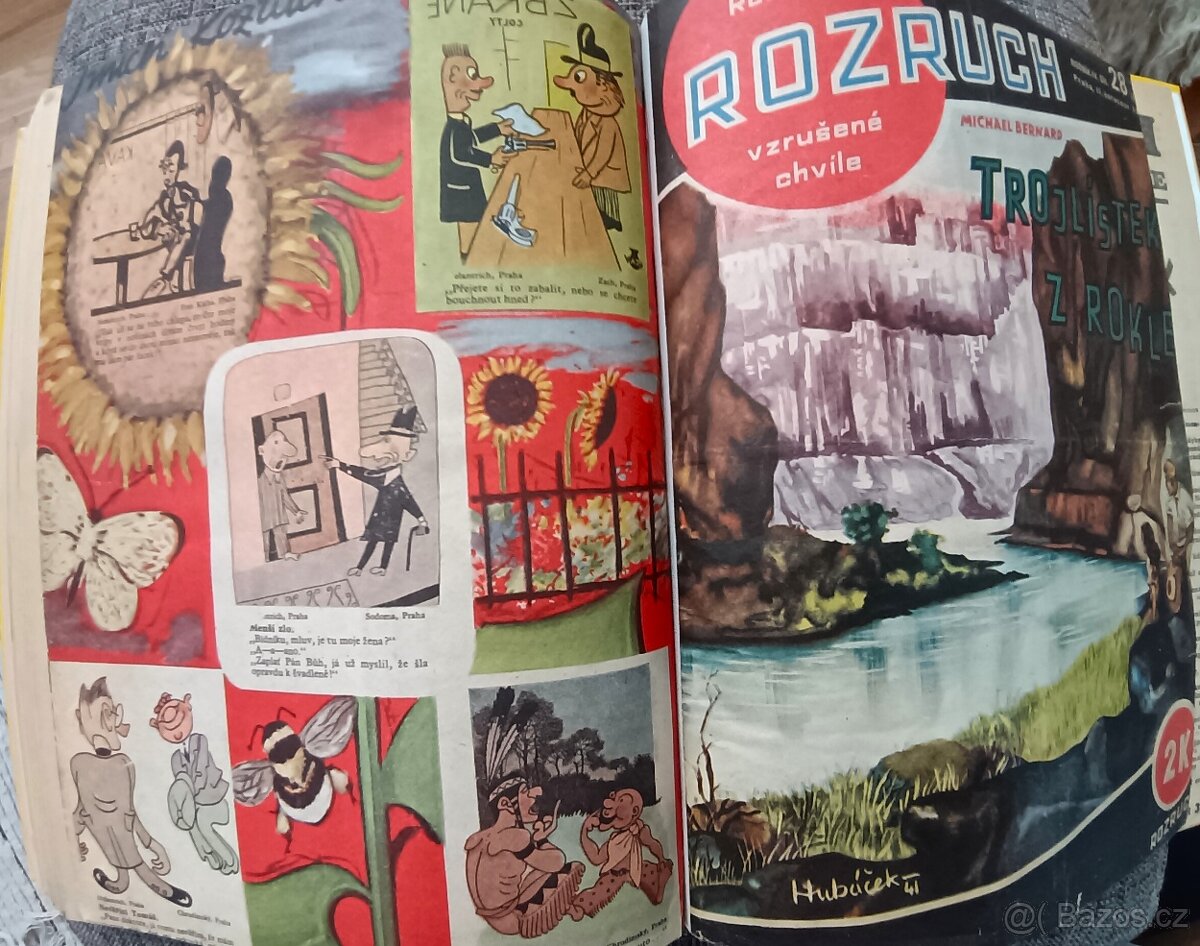 10 x vázaný starý časopis Rozruch 5.. - 10