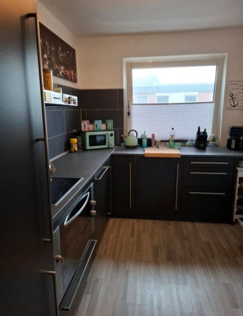 Moderní černá matná linka se spotřebiči,5858 - 10