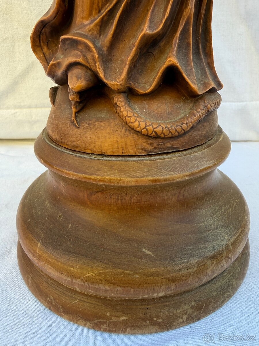 Velká socha Panna Marie a jezulátkem krásný kus - 10