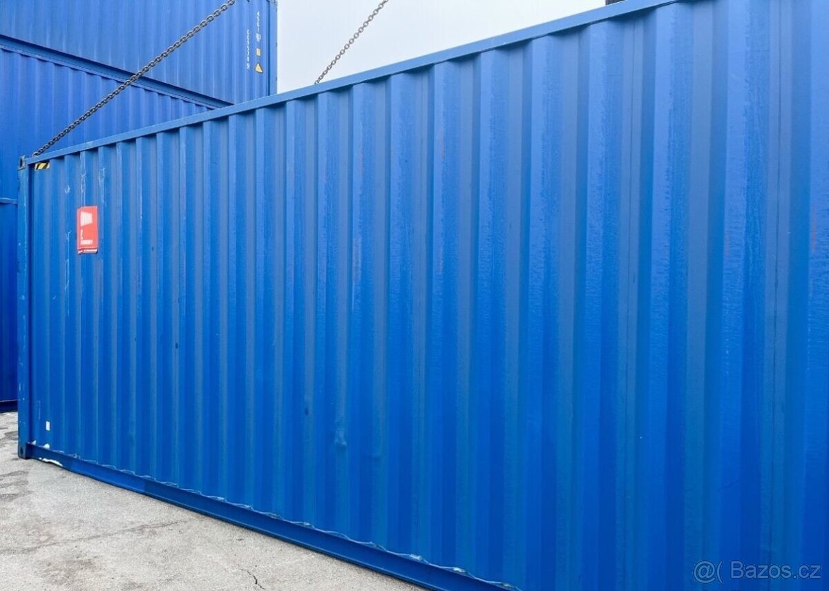 Lodní kontejner 40HC modrá barva - DODÁNÍ ZDARMA - 10