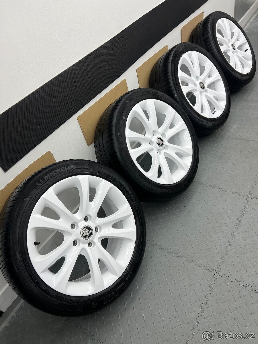 Originál Škoda Alu Trifid R17 5x112 NOVÝ KOMAXIT - 10