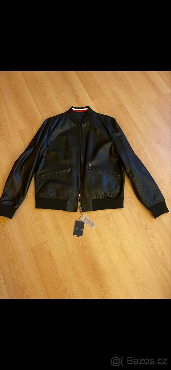 Pánská kožená bunda Tommy Hilfiger - 10