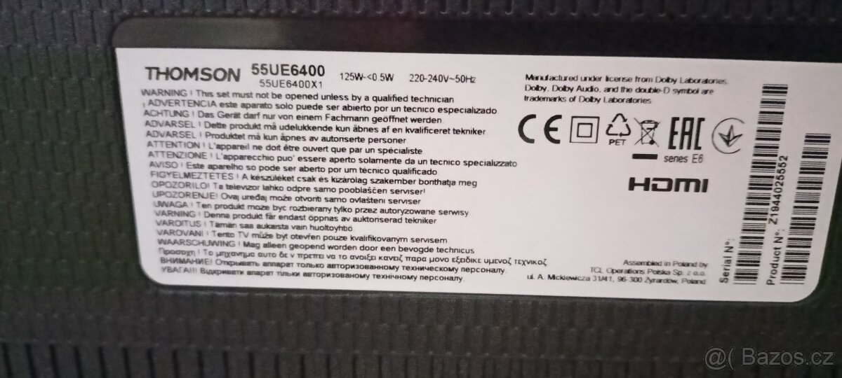 TV Thomson Led Smart Android 4K 140 cm 55 palcu - 10