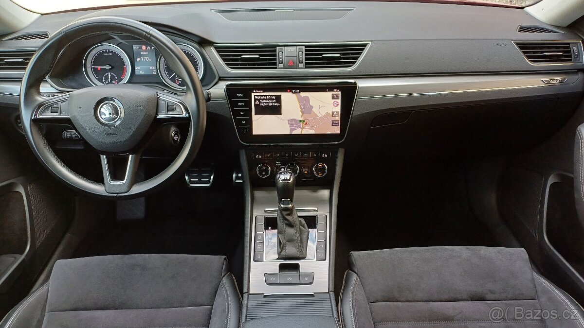 Superb combi SCOUT 2.0TDI 140kW DSG WEBASTO-TZ-1.maj-DPH-ČR - 10