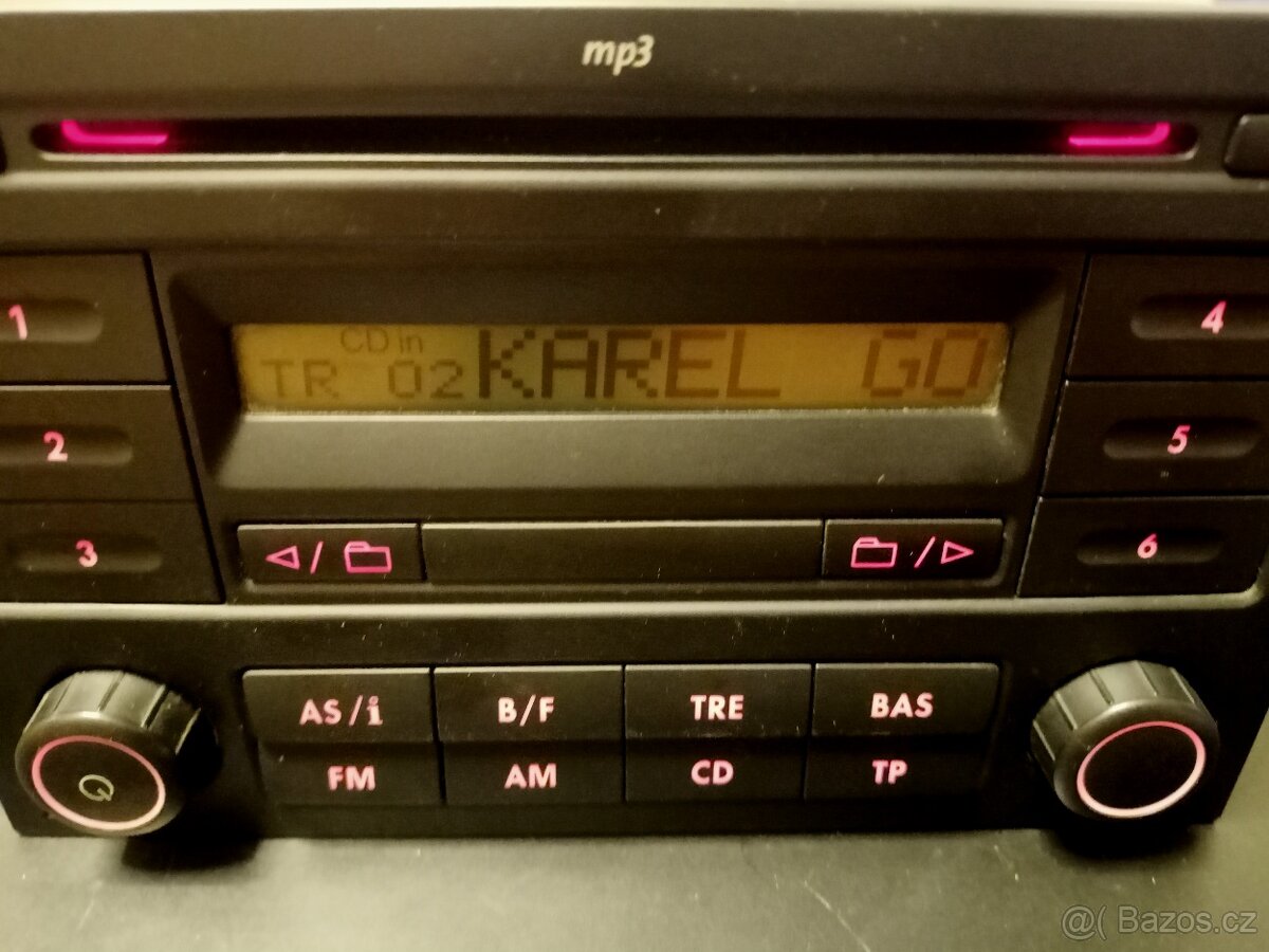 Autorádio RCD 200 vw mp3 na ND - 10