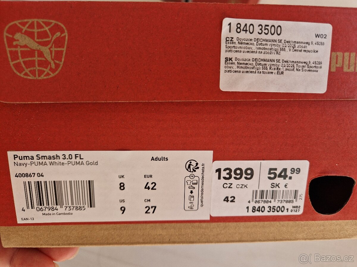 Pánské tenisky Puma Smash 3.0 Fl velikost 42 - 10