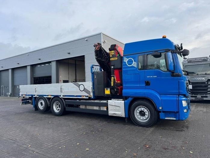 MAN TGS 28.400 - 6x2–Valník+HR-PALFINGER PK27002-SH 8x EXT - 10