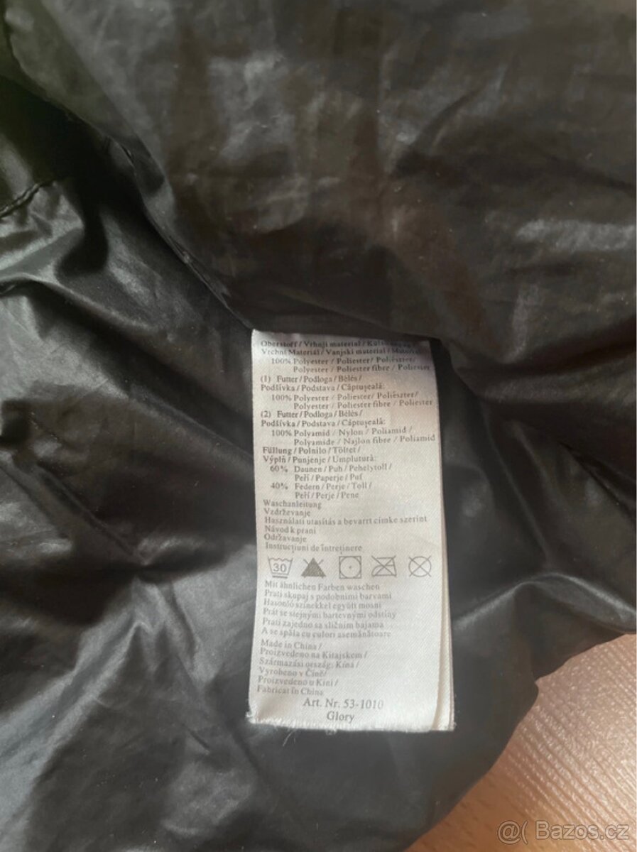 Pánská péřová bunda vel. M - 10