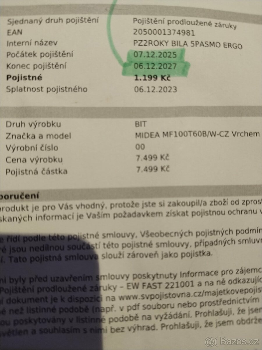 Pračka Midea - 10
