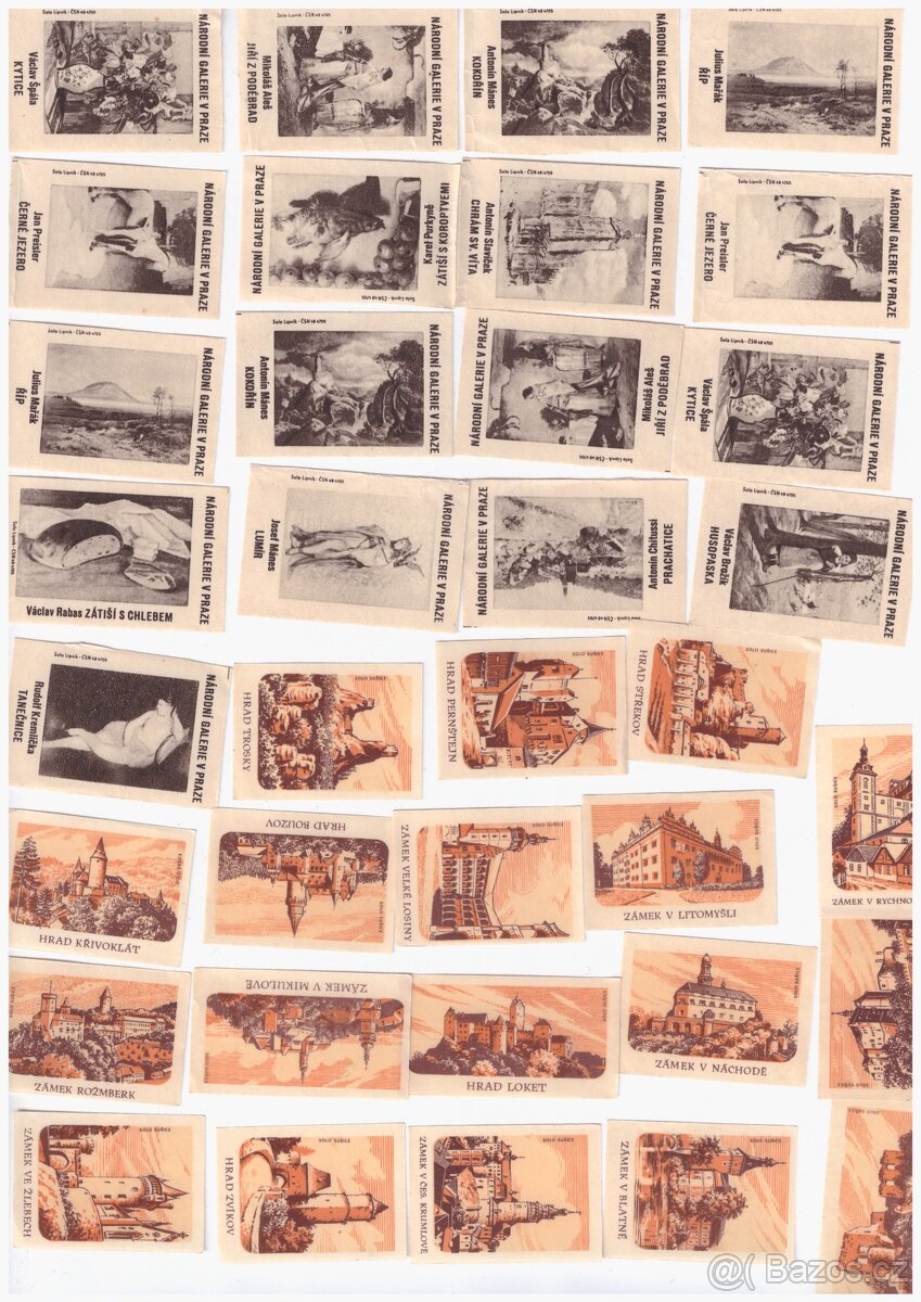 Zápalkové nálepky - 10