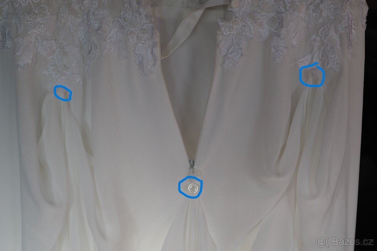 Prodám svatební šaty, vel. 38 - 10