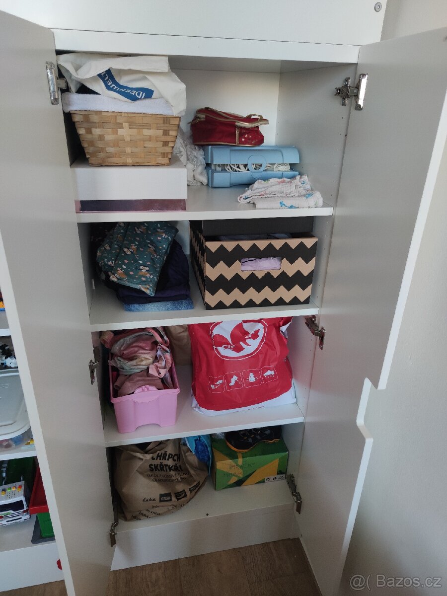 Palanda, vyvýšená postel patro 90x200 Ikea - 10