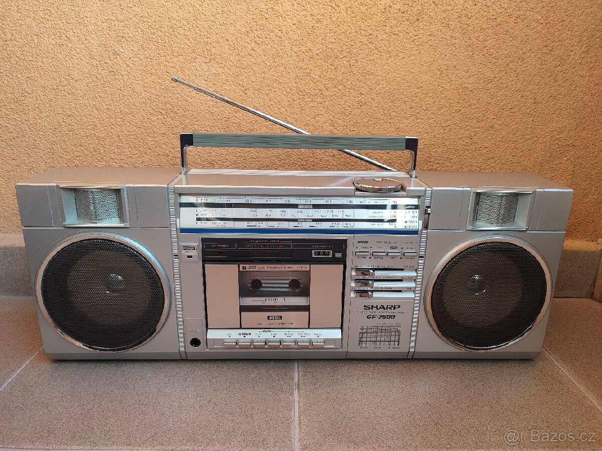 STEREO RADIO CASSSETTE RECORDER SHARP GF-7500. - 10