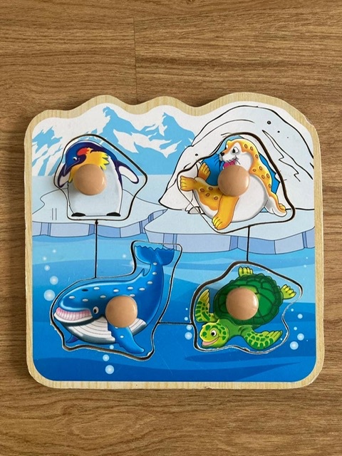 Dětské hračky, puzzle, dřevěné, stavebnice, vláček - 10