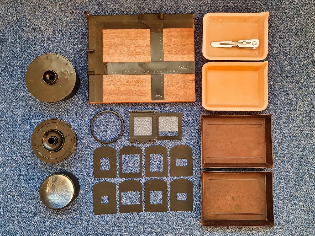 Zvětšovák Meopta Opemusa + příslušenství fotokomory - 10