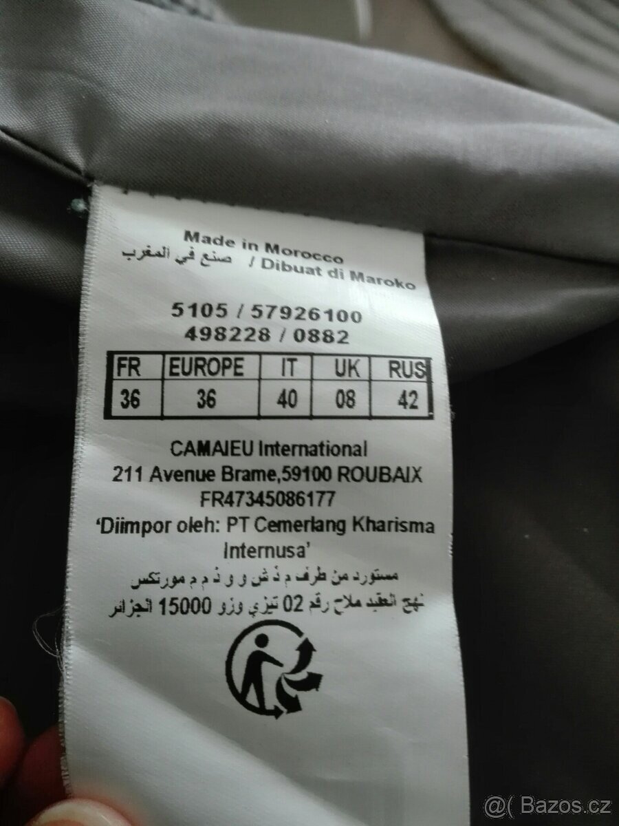 Dámský vlněný kabát Camaieu 36 - 10