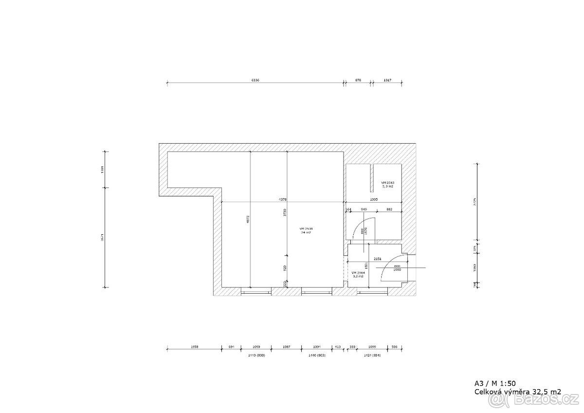 Pronájem bytu 1+kk 32,5m2 Rochov u Litoměřic - 10