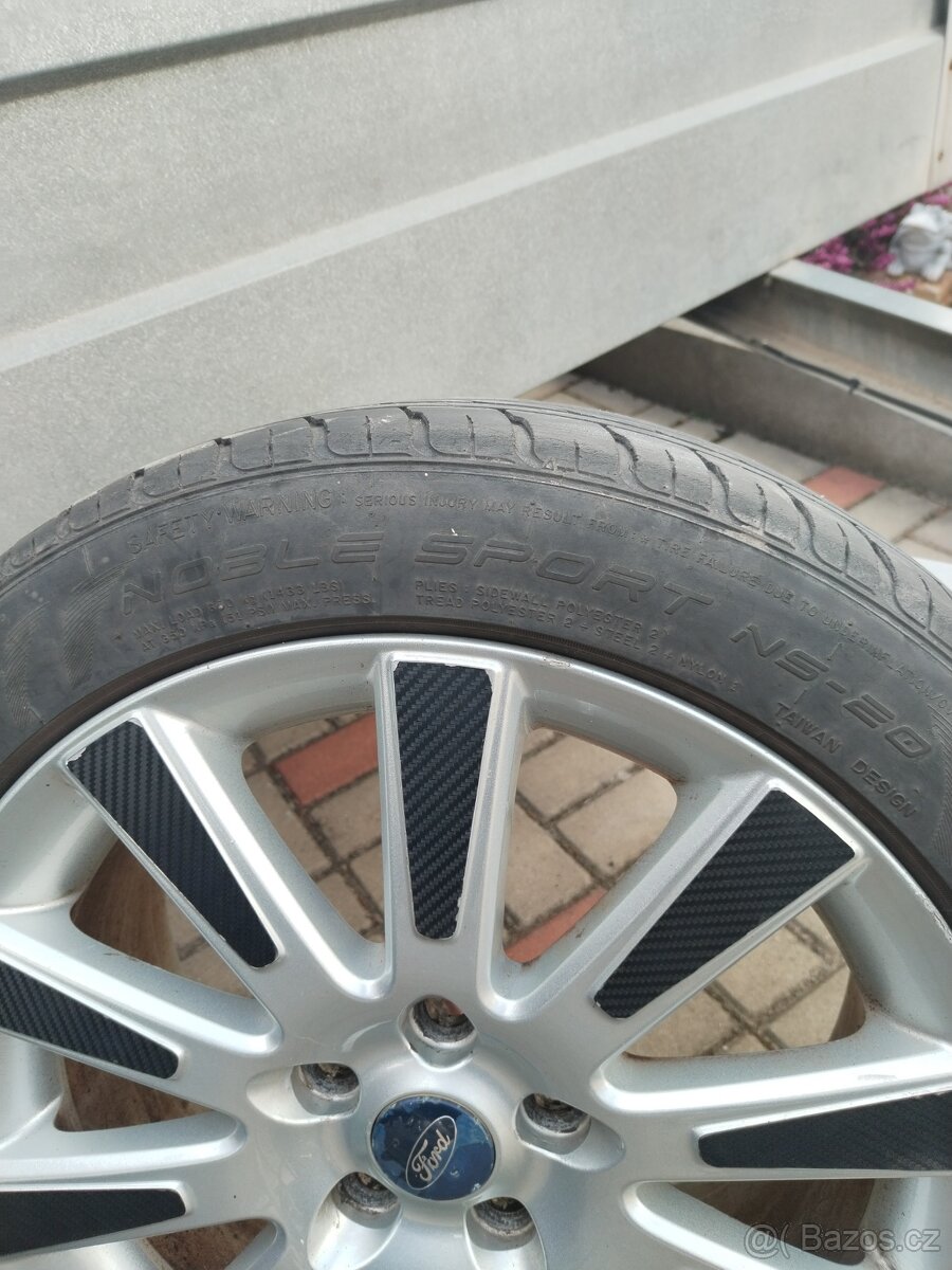 alu kola ford 5x108 r17 +pneu - 10