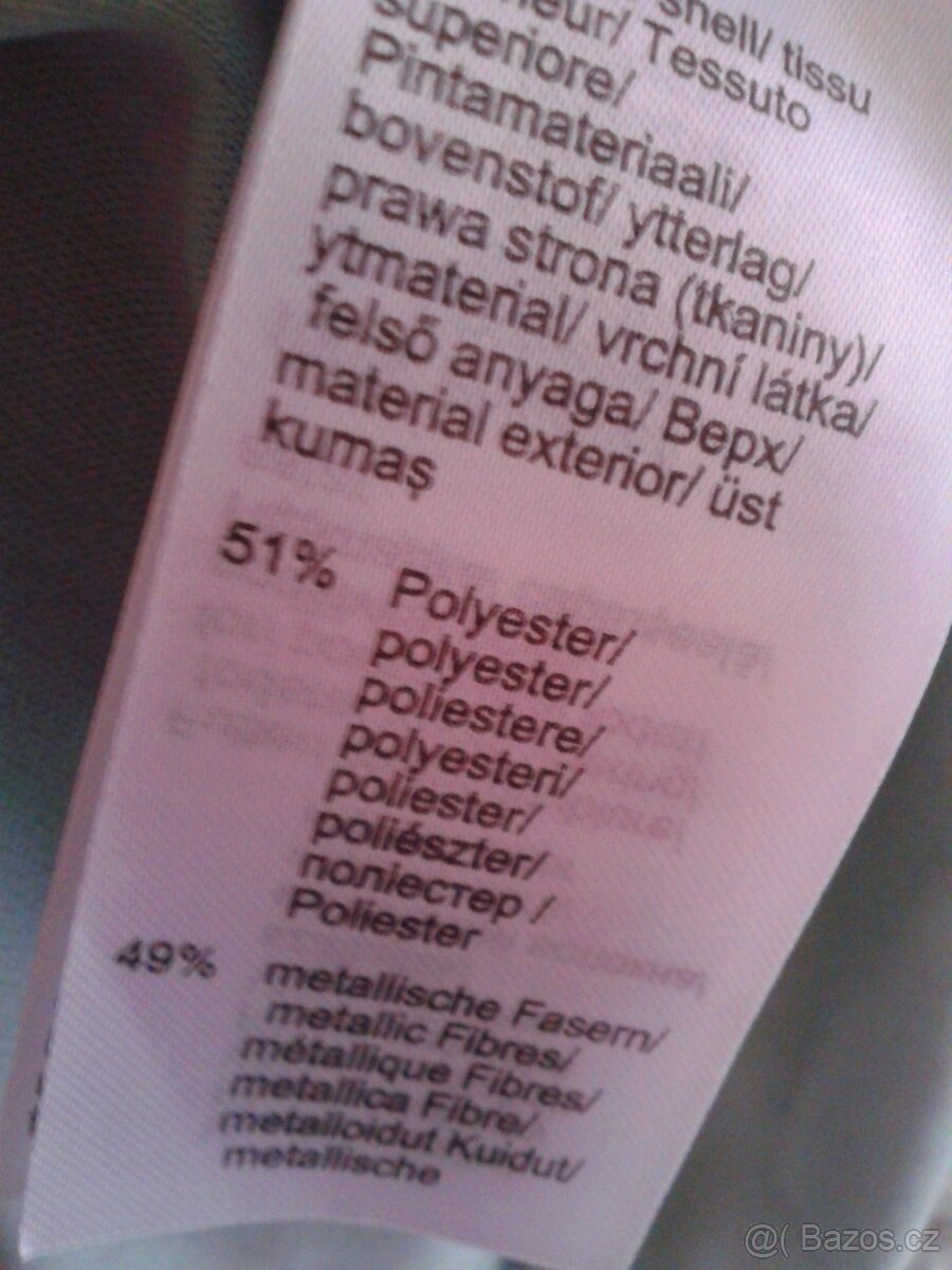 Elegantní třpytivé společenské šaty 40/42 - 10