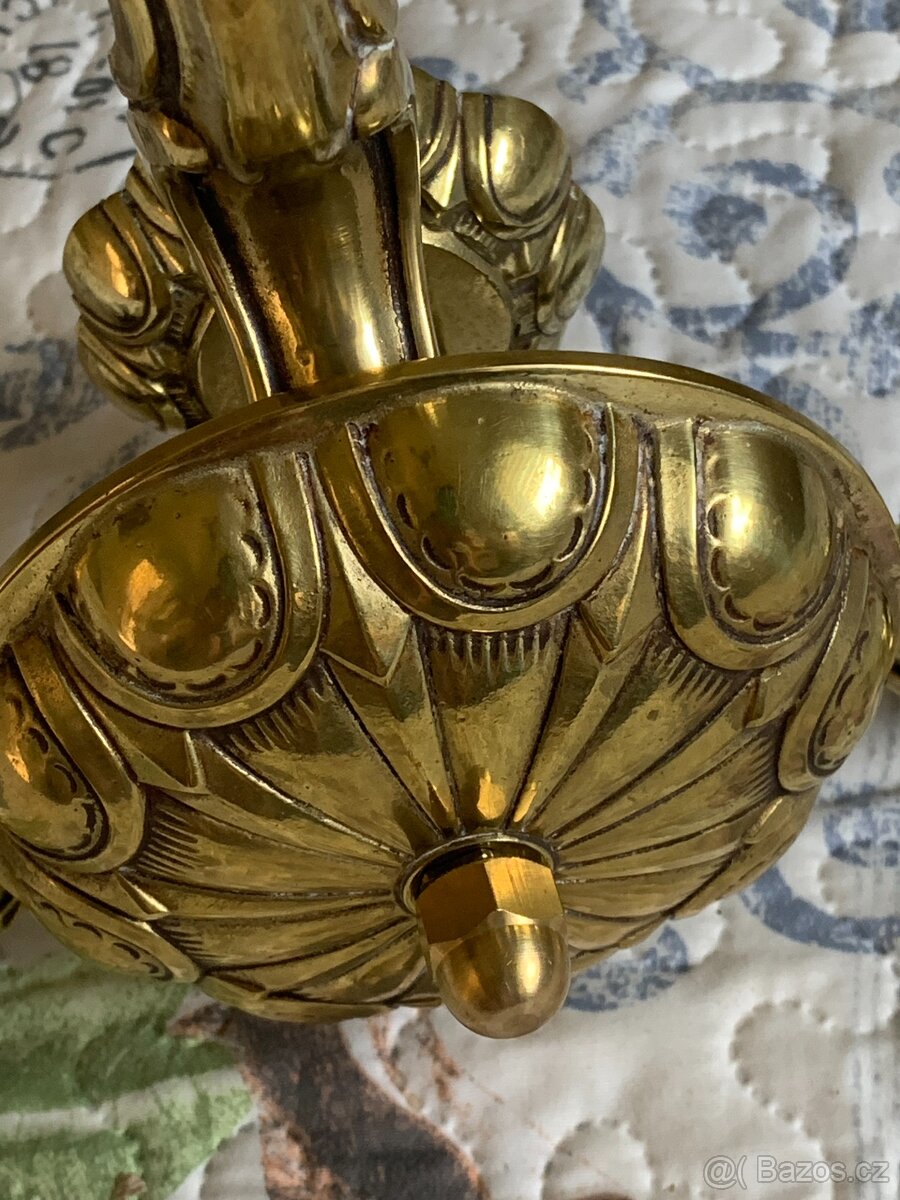 Lustr mosazný - 10