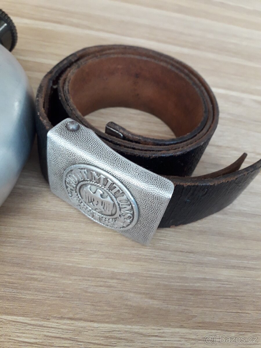 Opasek Vehrmacht a lahev vse ORIGINAL - 10