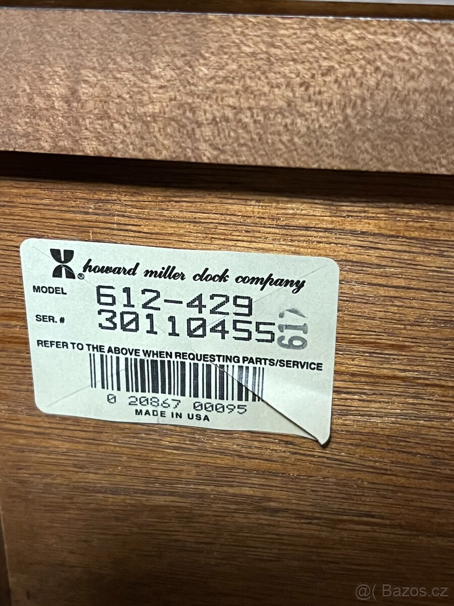 Hodiny Howard Miller- USA. - 10