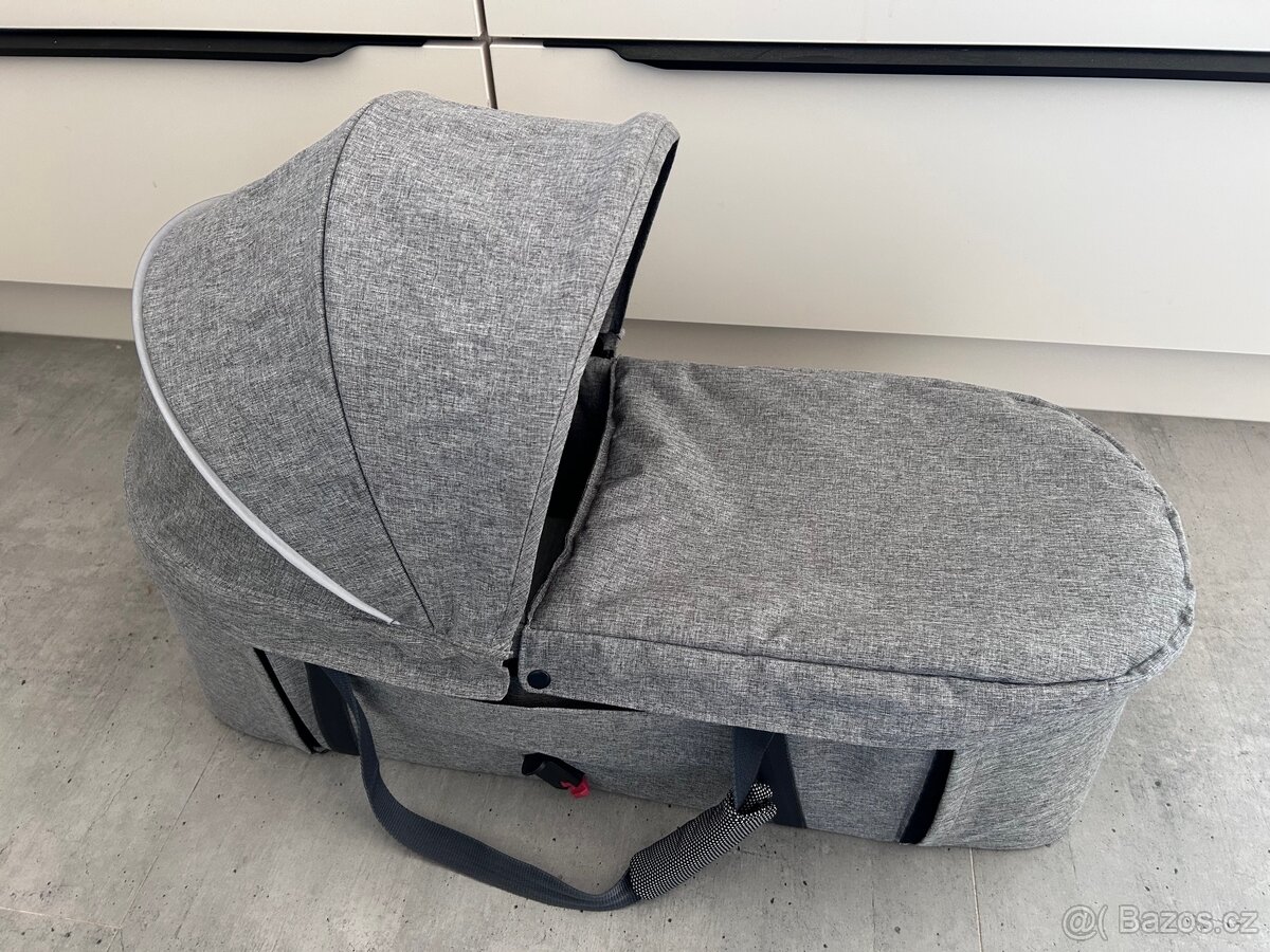 Sourozenecký kočárek X-Lander + korbička - 10