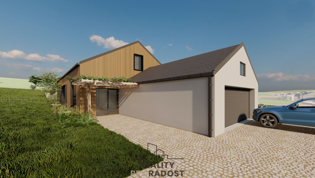 Prodej stavebního pozemku 814 m² s projektem na RD 5+kk - 10