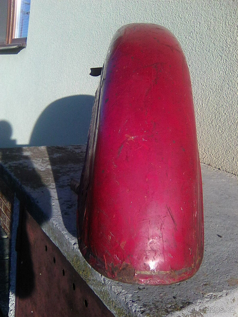 Jawa 250/350 Kývačka ND-kryty řetězu a motoru,nádrž,blatníky - 10