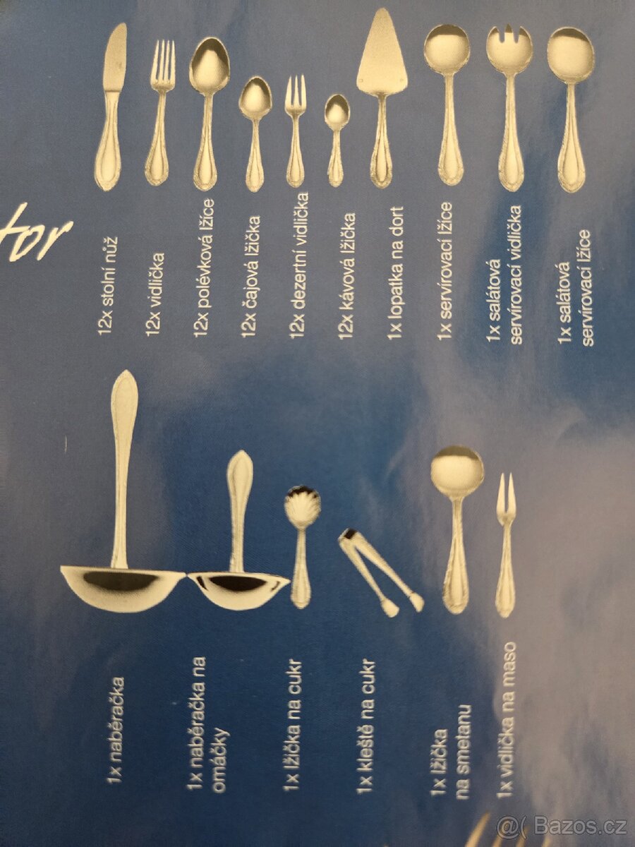 Zepter příbory pro 6 osob v kufru - 10