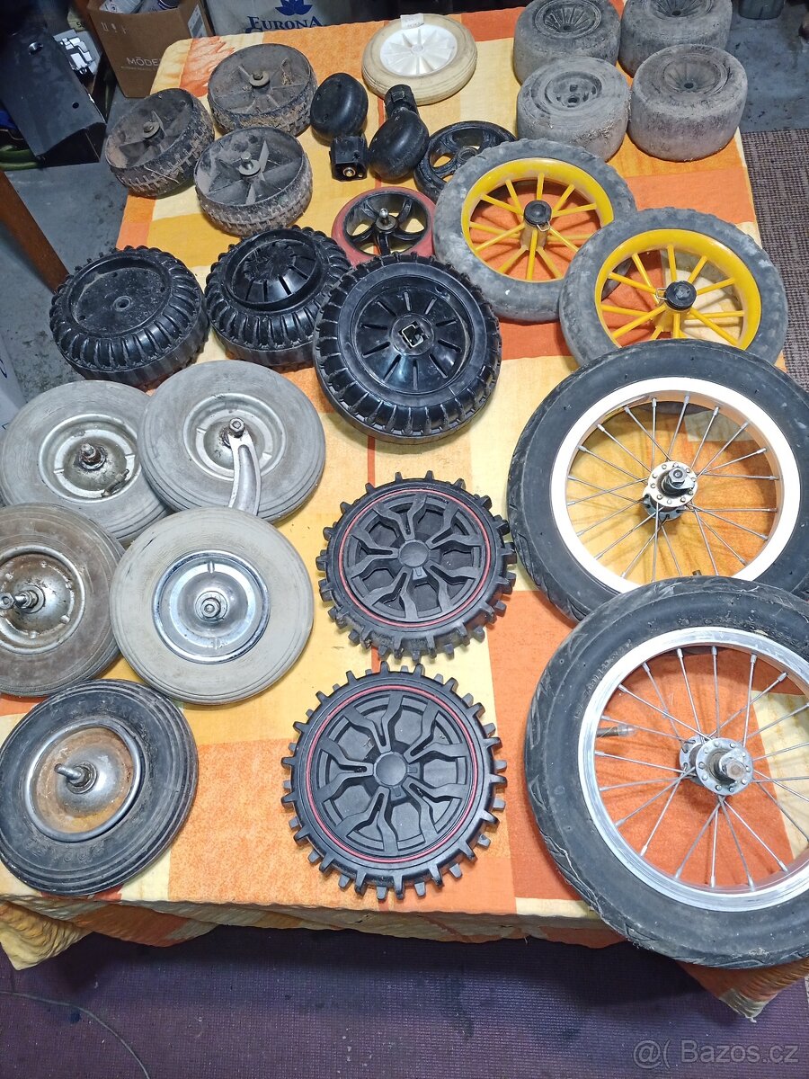 Kolečka různé typy i velikosti levně - 10