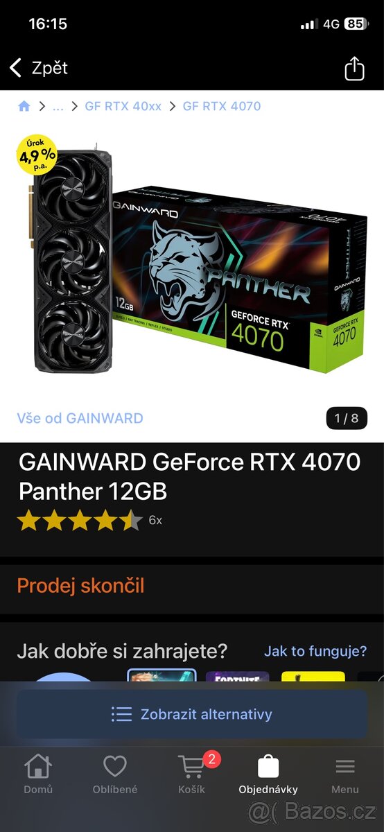 Herní PC RTX4070 / i5 14600kf/ 32gb - 10