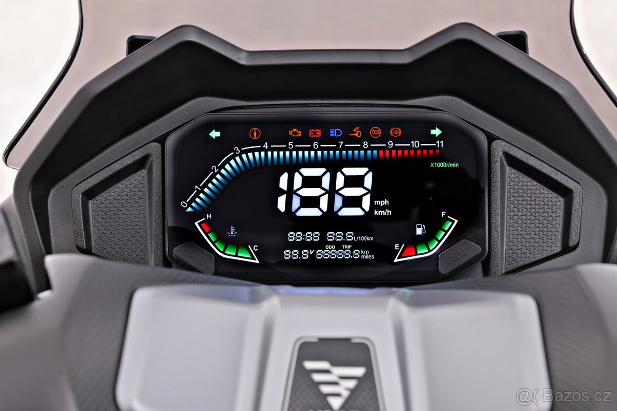 Skútr Voge SR1 125i GT SILVER - nový, záruka. - 10